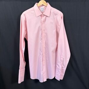 Brooks Brothers Regent Shirt Mens 16-34 French Cuffs Non Iron Supima‎ Cotton